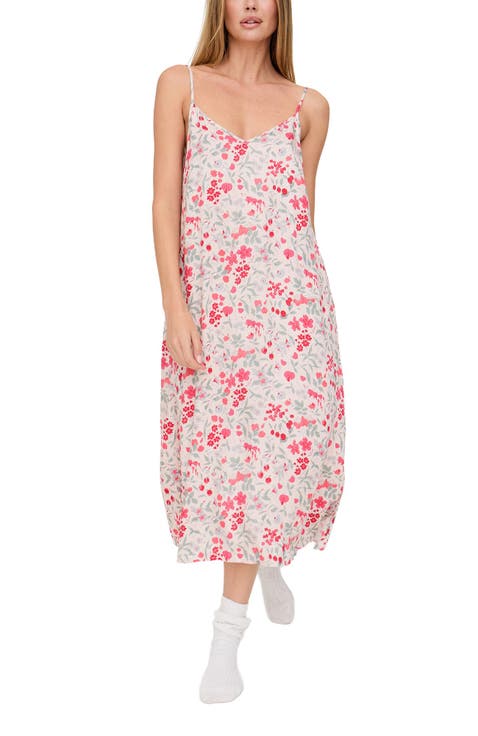 Rosie V-Neck Patchwork Print Slip Nightgown