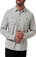 TravisMathew Cloud Waffle Knit Button-Up Shirt