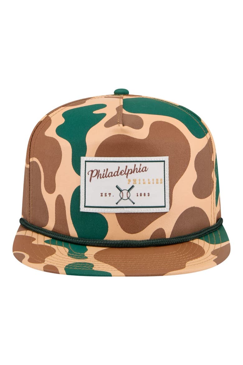 Men's New Era  Camo Philadelphia Phillies Duck 19TWENTY Adjustable Hat, Alternate, color, Camo