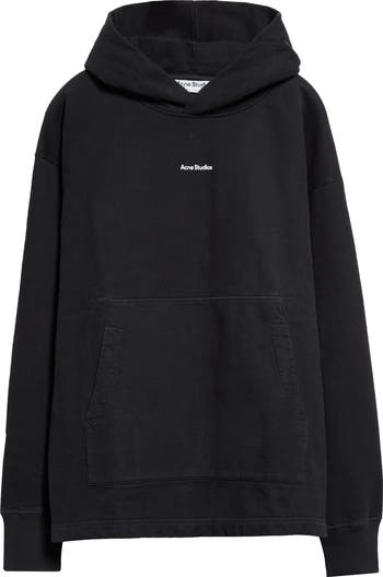 ★Acne Studios★ Logo Hood Black CI0170900 Acne Studios - Logo Hooded Sweatshirt in Black – Stoy