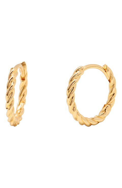 Lottie Twisted Hoop Earrings