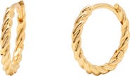 Brook and York Lottie Twisted Hoop Earrings