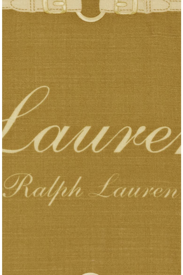 Belting Wool & Silk Square Scarf, Alternate, color, LAUREN CAMEL