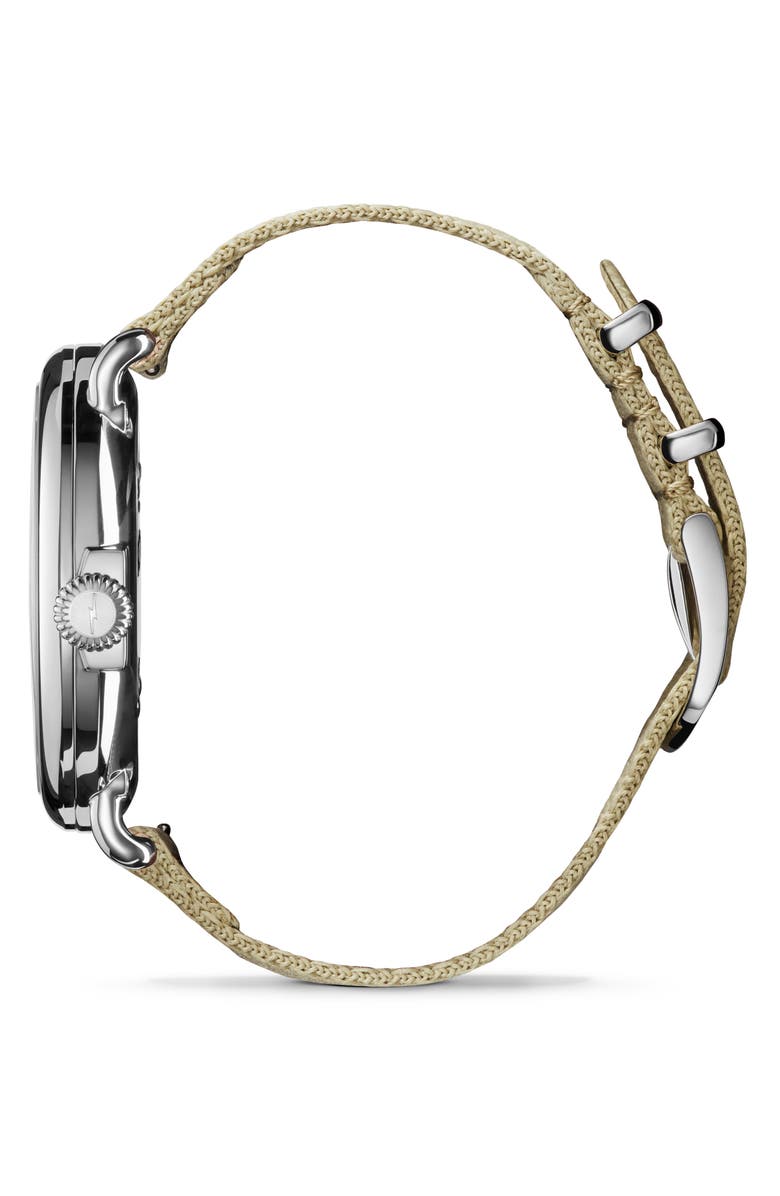 Shinola Runwell Sub Second Nylon Strap Watch, 47mm, Alternate, color, 