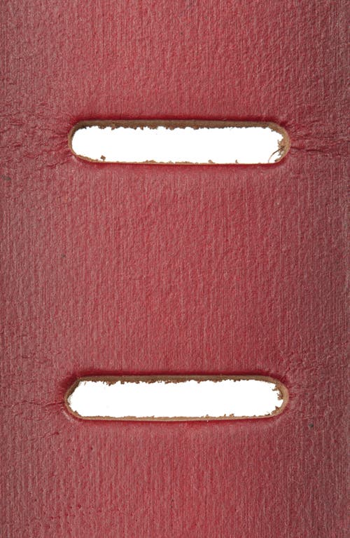 Free People We The Free Wtf Jona Leather Belt In Red