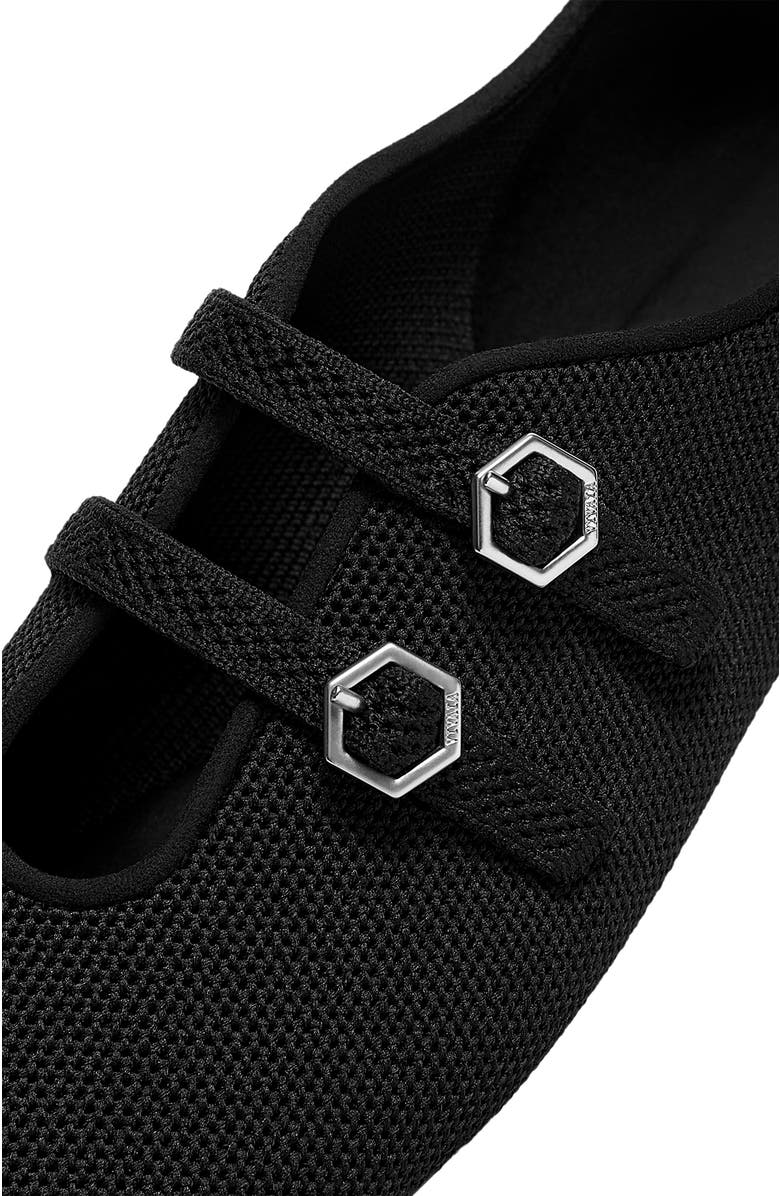 VIVAIA Twin-Strap Flats, Alternate, color, Black