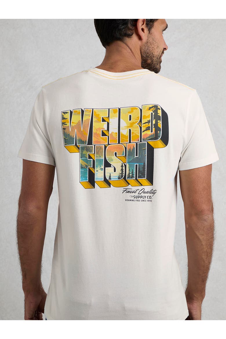Wild Life Back Print Graphic T-Shirt, Alternate, color, Dusty White