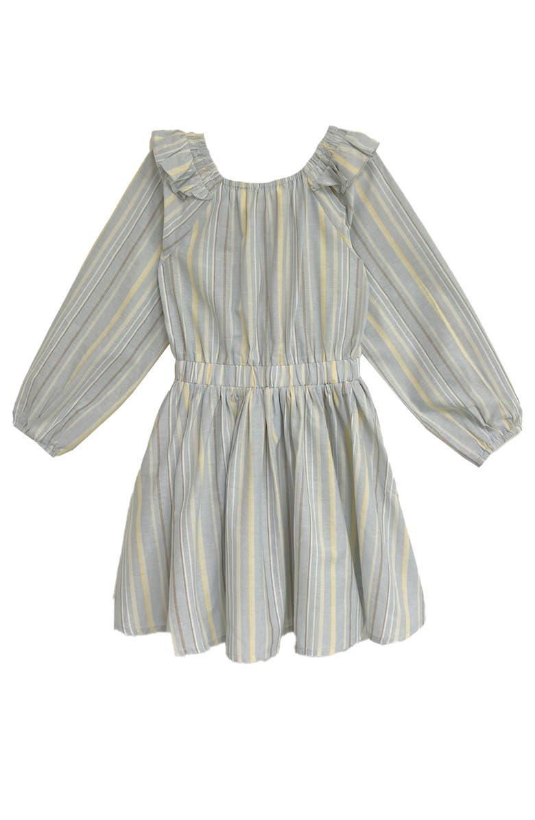 Mabel + Honey Brooklyn Striped Dress, Alternate, color, Blue