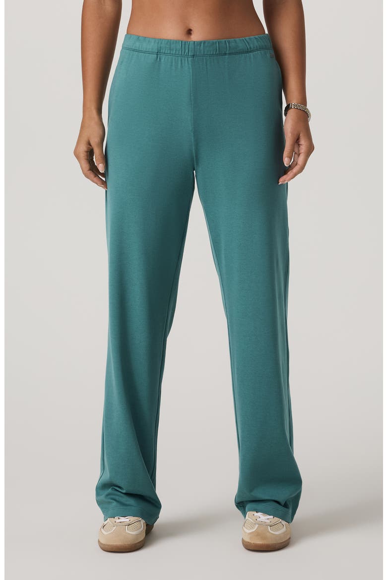 Halo Modern Straight Leg Pants, Main, color, BLUEGRASS HEATHER