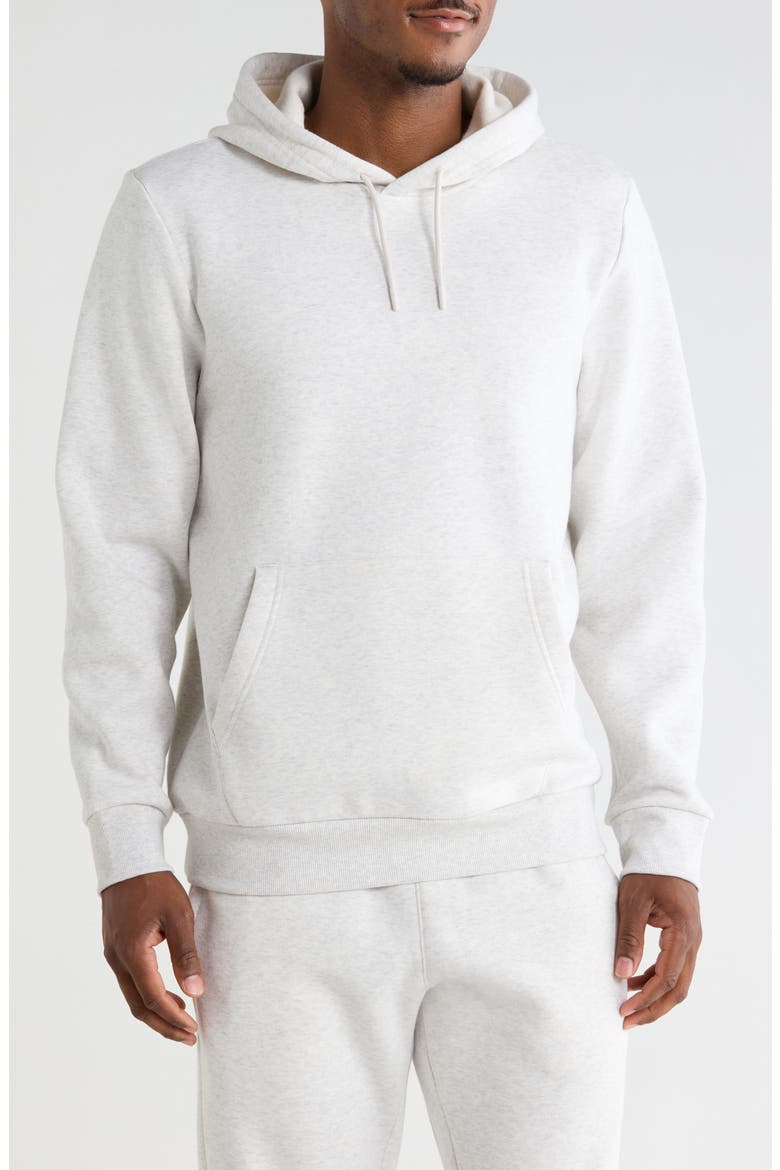 Freeform Fleece Pullover Hoodie, Main, color, GREY VAPOR HEATHER