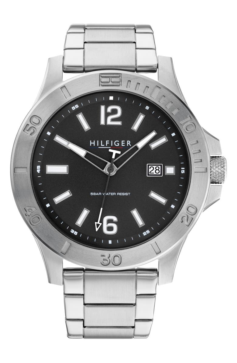 Tommy Hilfiger Ryan Bracelet Watch, 46mm, Main, color, Grey
