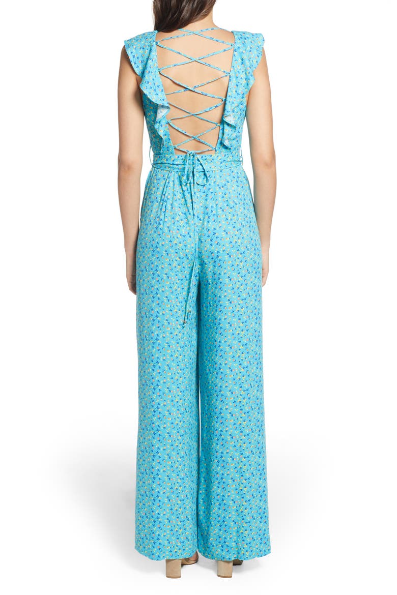 Evelyn Jumpsuit, Alternate, color, BLUE DITSY