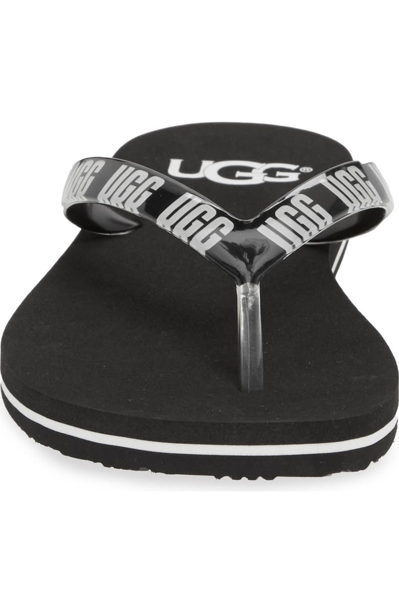 UGG<sup>®</sup> Simi Logo Flip Flop, Alternate, color,