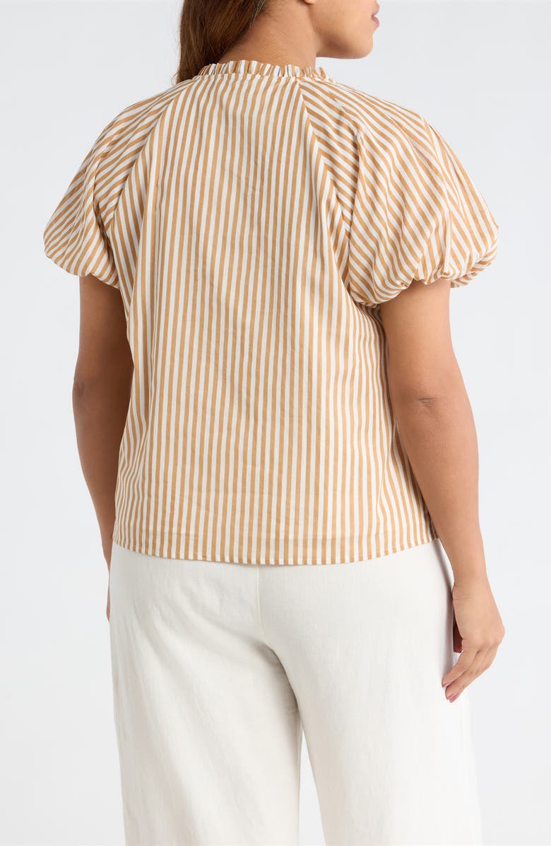 SUGARLIPS Dream State Avy Cotton Button-Up Top, Alternate, color, Taupe Multi