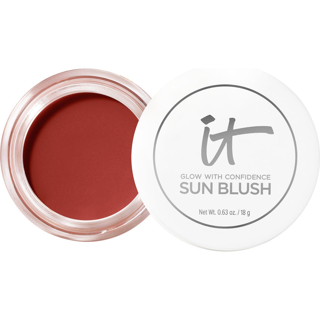 It Cosmetics Glow With Confidence Sun Cream Blush In Sun Gaze 50