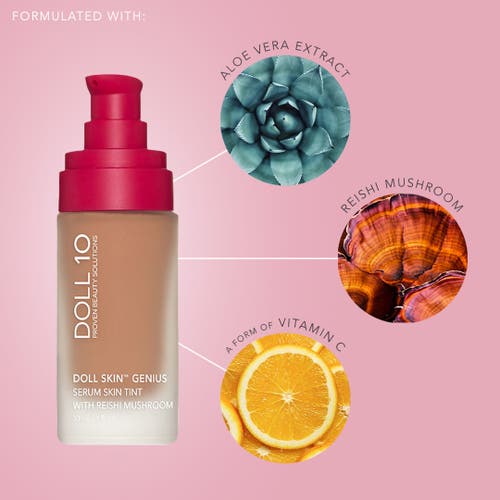 Doll 10 Beauty Doll Skin Genius Serum Skin Tint With Reishi Mushroom In Deep