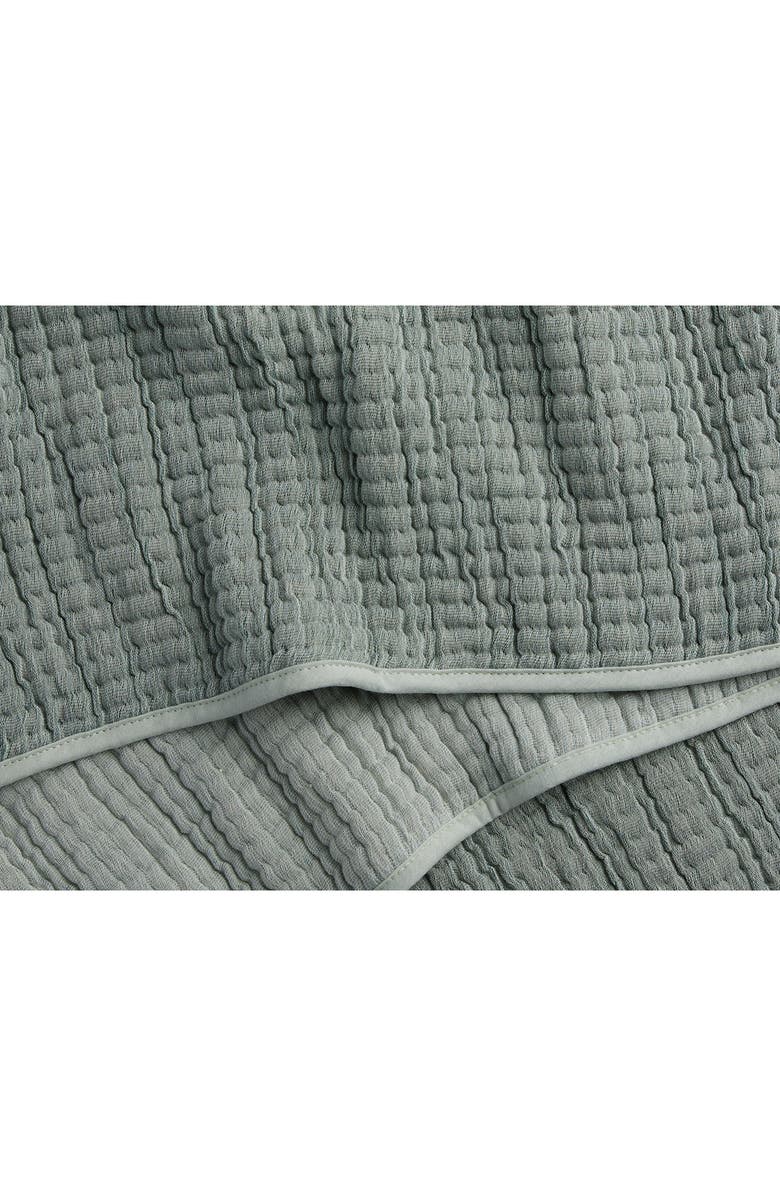 Parachute Organic Cotton Gauze Throw Blanket, Alternate, color, Agave And Spa