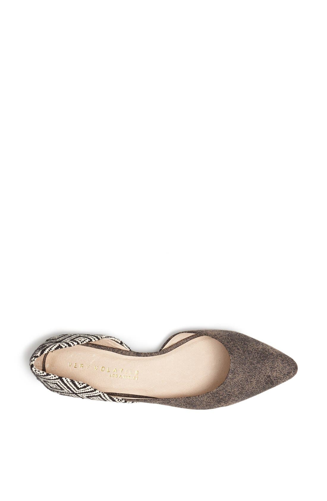 'Belina' Flat, Alternate, color, BROWN MULTI