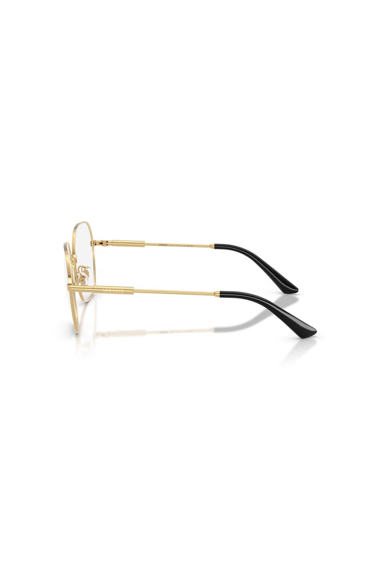 54mm Square optical glasses, Alternate, color, Gold