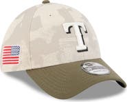 New Era Men's New Era Light Beige/Olive Texas Rangers 2025 Armed Forces Day 39THIRTY Flex Hat