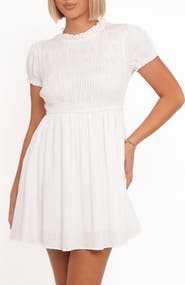 Petal & Pup Emari Puff Sleeve Minidress