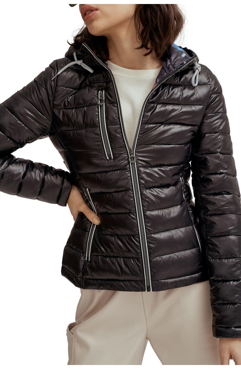 Noize Ultra Lightweight Crop Puffer Jacket, Alternate, color,