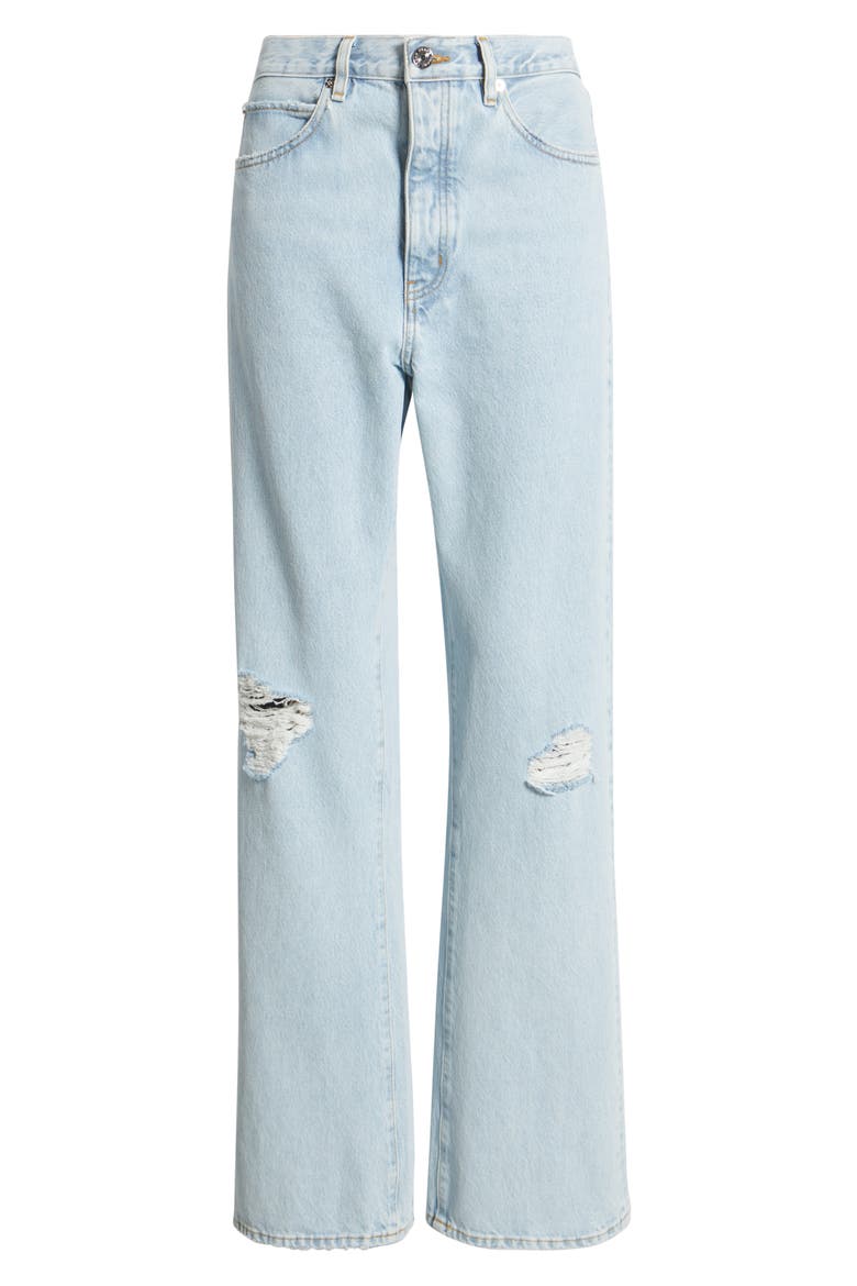 The Vertical High Waist Relaxed Straight Leg Jeans, Alternate, color, VANCOUVER