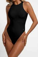 Popilush Cloudsense Shapewear Sleeveless Cutaway Round Neck Bodysuit