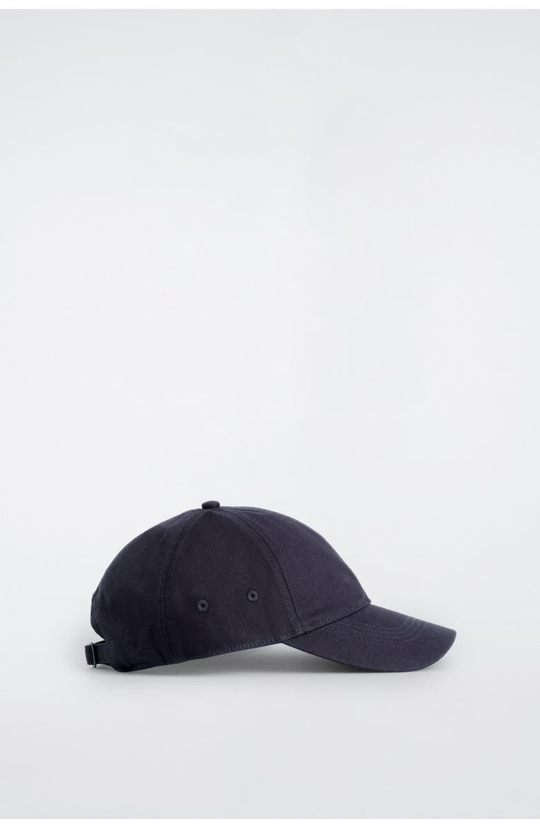 COS Cotton Baseball Cap, Alternate, color, Navy
