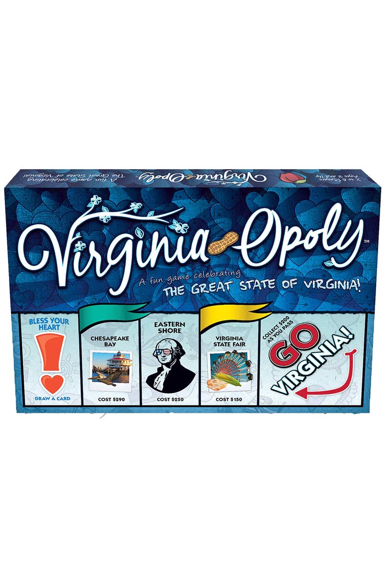 Viginia Opoly Board Game, Main, color, Multicolored
