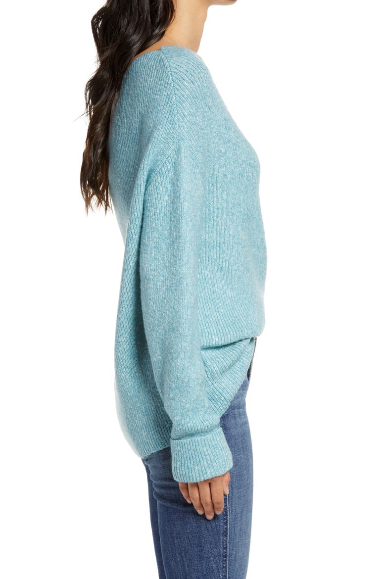 Off the Shoulder Pullover, Alternate, color, BLUE MILKY
