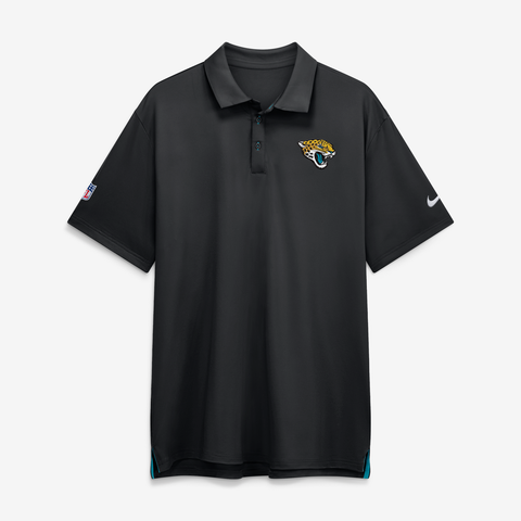 Men's Nike Black Jacksonville Jaguars Sideline Powerful Blocking Dri-FIT Tour Polo