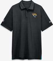Nike Men's Nike Black Jacksonville Jaguars Sideline Powerful Blocking Dri-FIT Tour Polo