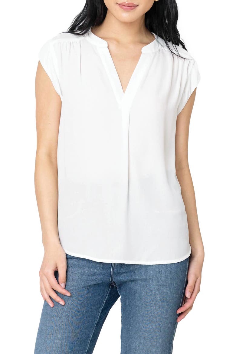 Cap Sleeve Blouse, Main, color, IVORY