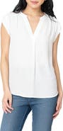 GIBSONLOOK Cap Sleeve Blouse