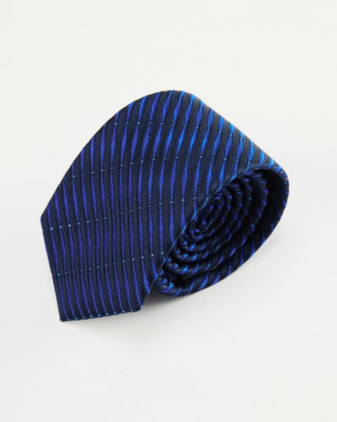 Ripple Lines Silk Jacquard Tie