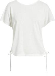 CITY BLUES Side Tie Knit Top