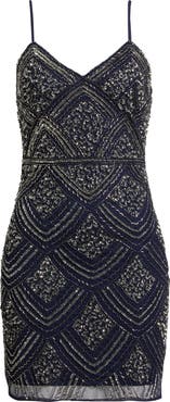 Jump Apparel Beaded Minidress