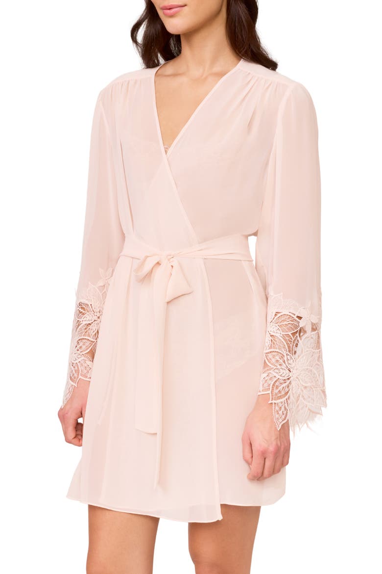 Delight Lace Cover-Up Robe, Main, color, BLUSH