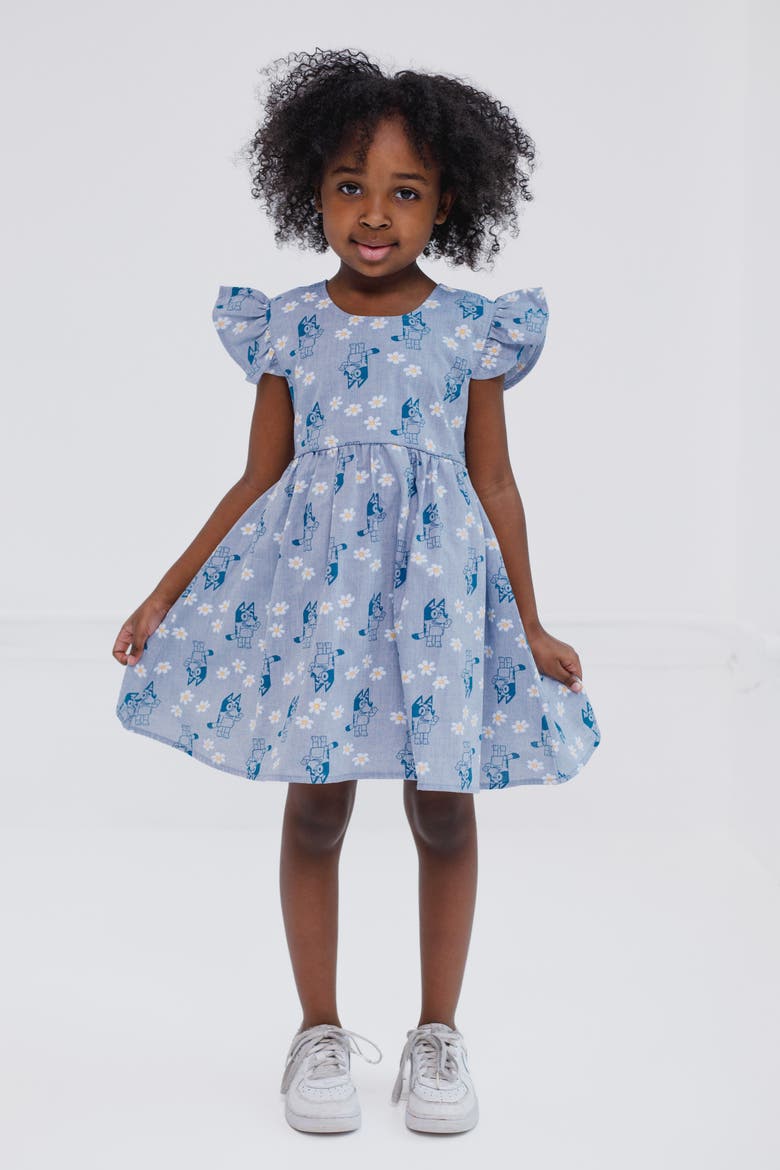 Chambray Dress, Alternate, color, Chambray Blue Bluey