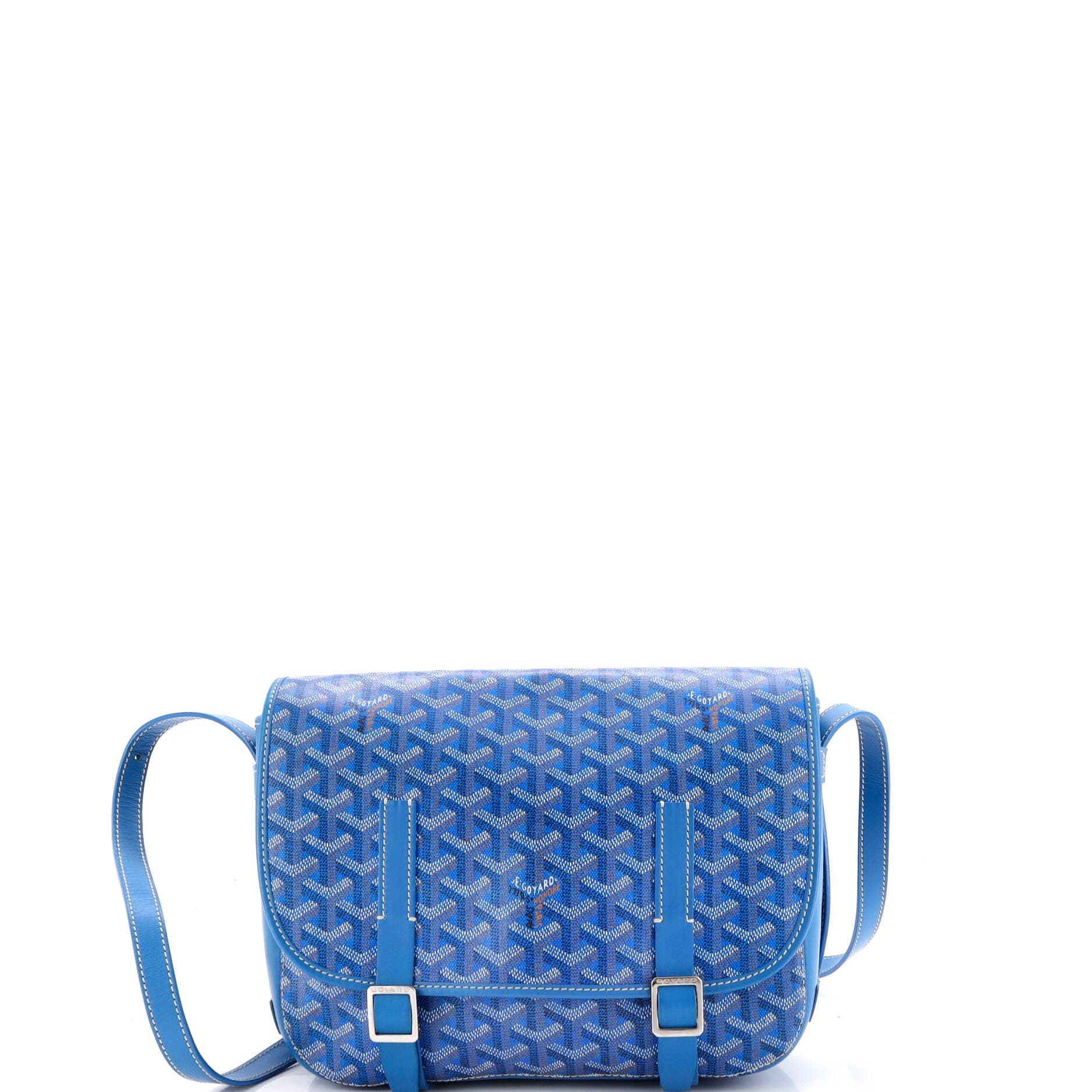 Belvedere Messenger Bag Coated Canvas MM, Main, color, Blue