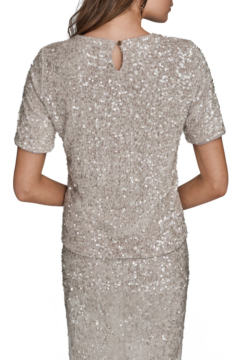 Donna Karan New York Sequin Top, Alternate, color, Vapor