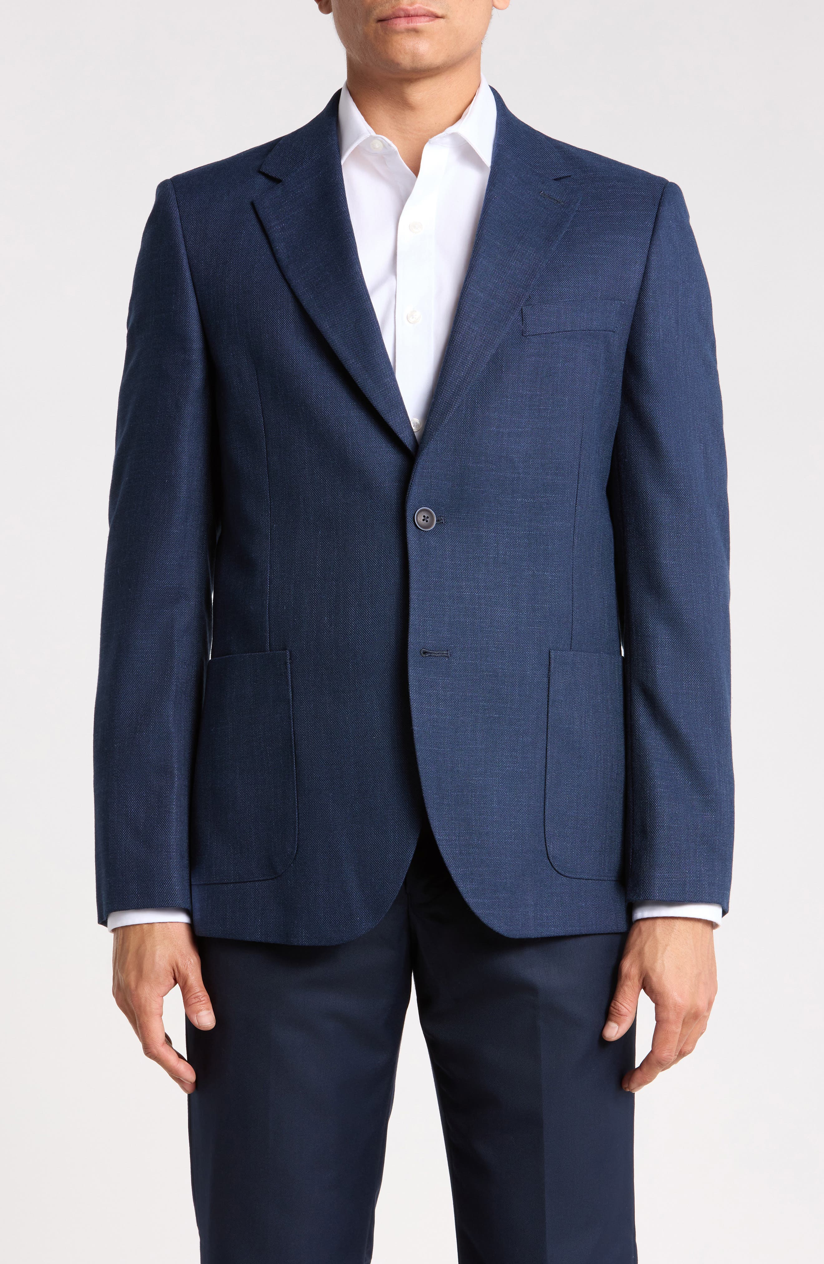 Structured Weave Sport Coat
