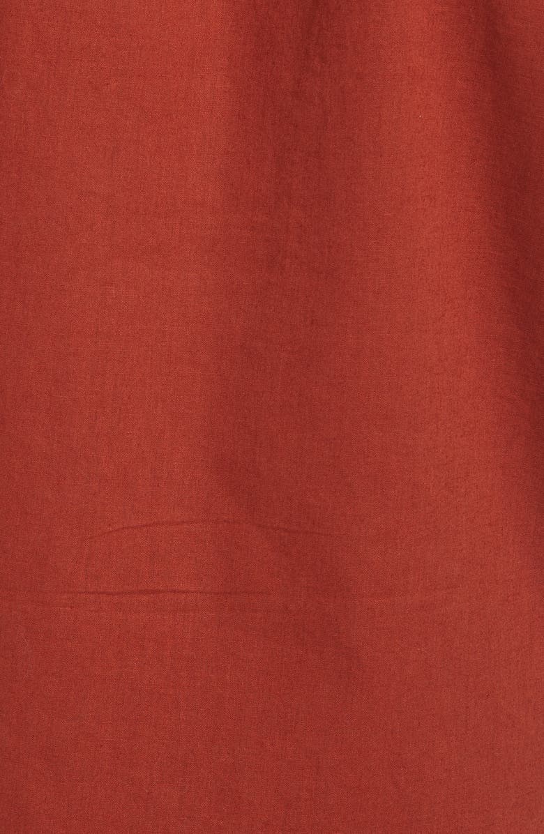 Treasure & Bond Short Sleeve Linen & Cotton Button-Up Camp Shirt, Alternate, color, 