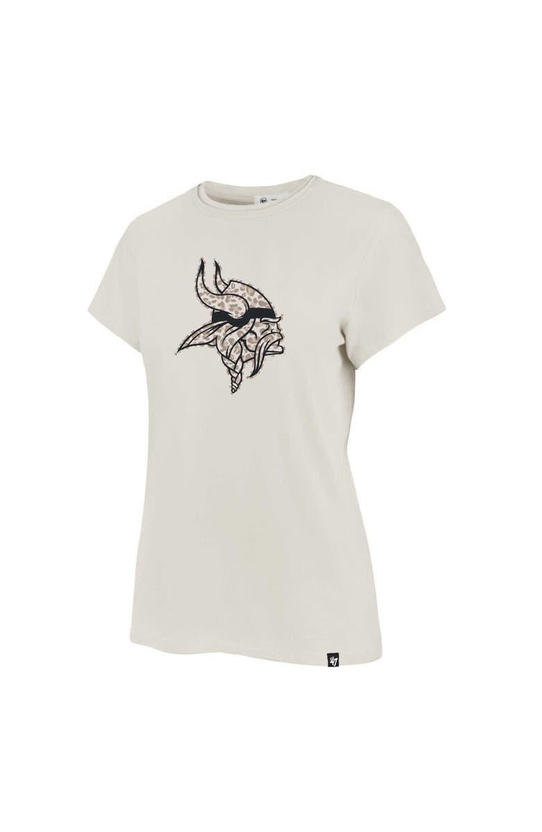 '47 Women's '47 Cream Minnesota Vikings Panthera Frankie T-Shirt, Alternate, color,