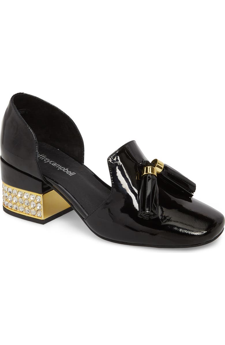 Jeffrey Campbell Genial Statement Heel d'Orsay Pump, Main, color,