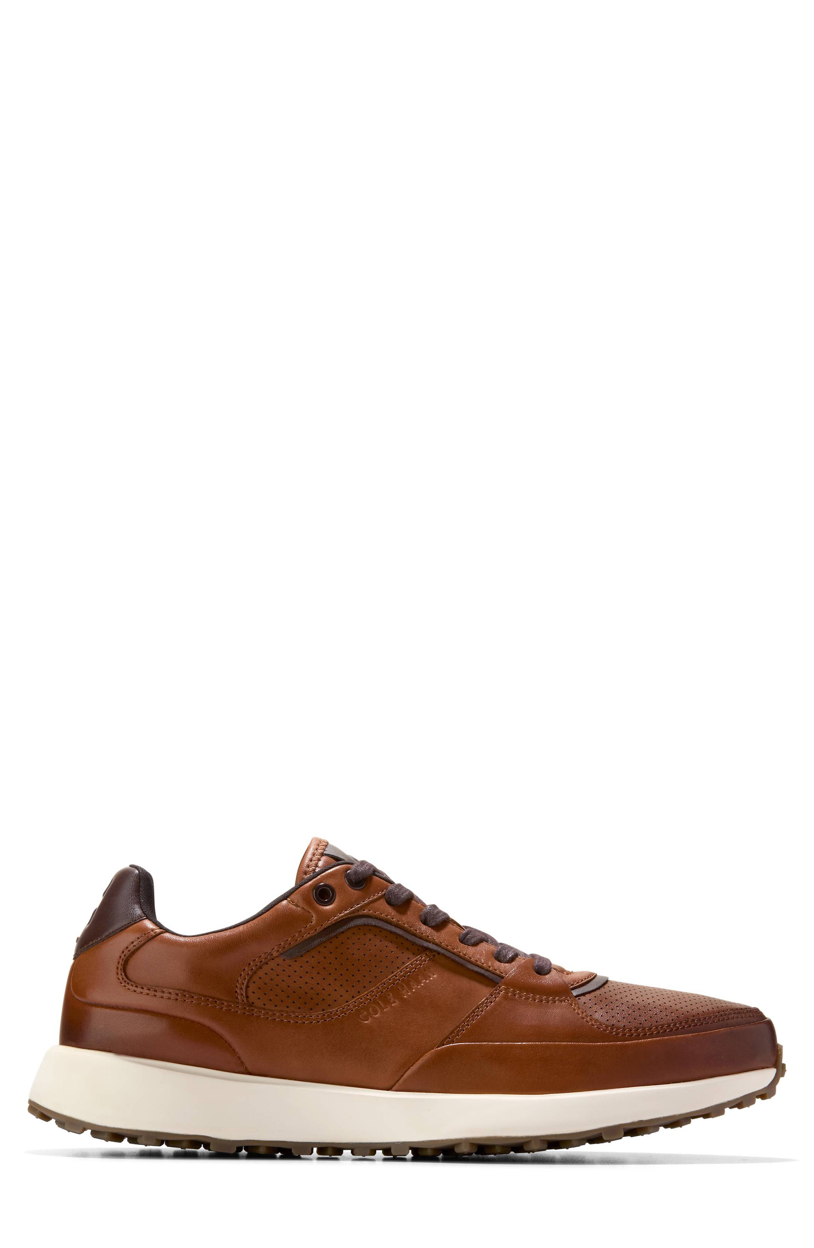 Cole Haan Grand Crosscourt Downtown Sneaker, Alternate, color, British Tan / Madeira / Ivory