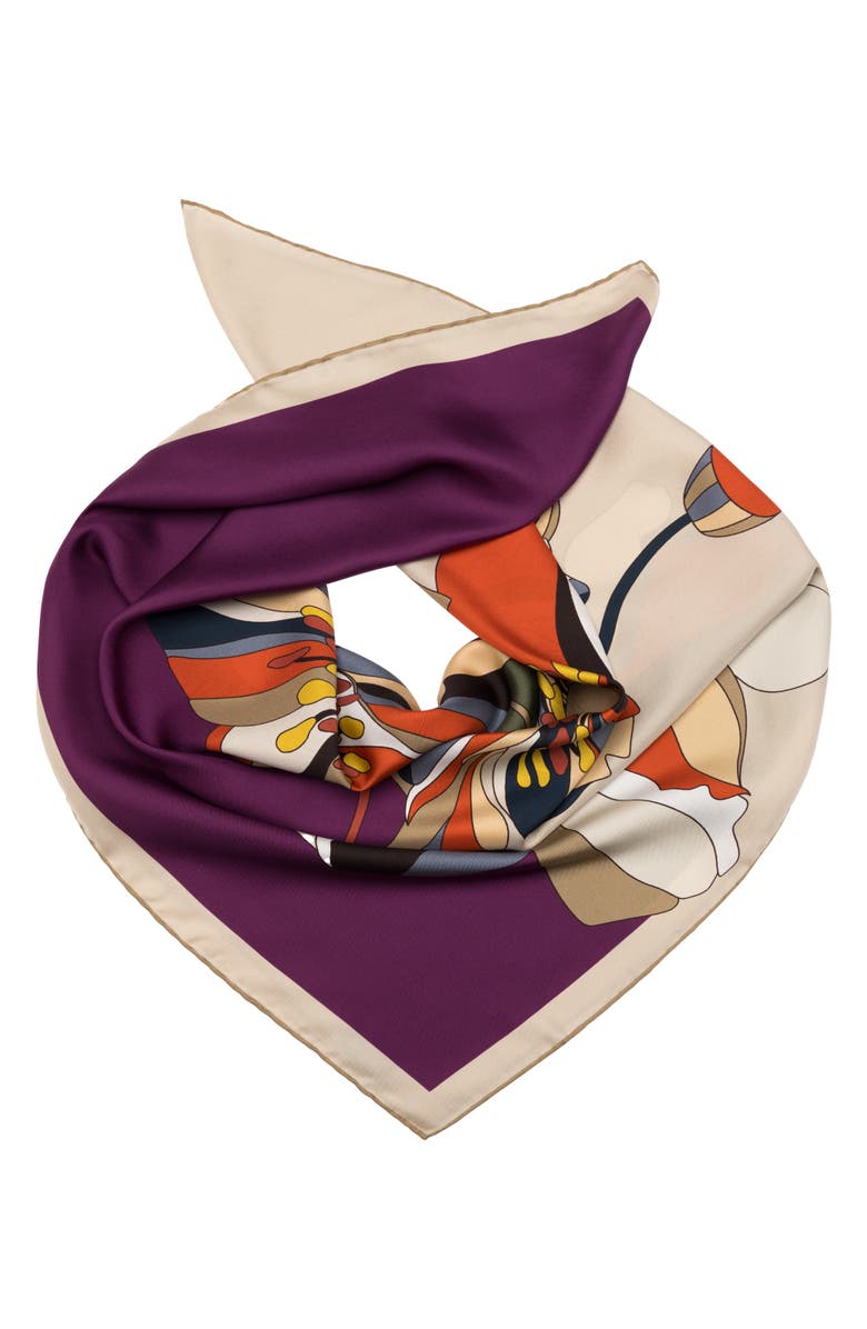 Elizabetta Julia - Hand Rolled Large Silk Foulard for Women, Alternate, color,