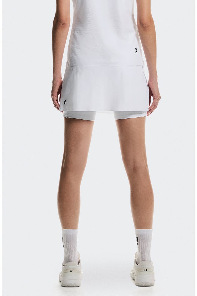 Court Split Skirt, Alternate, color, WHITE