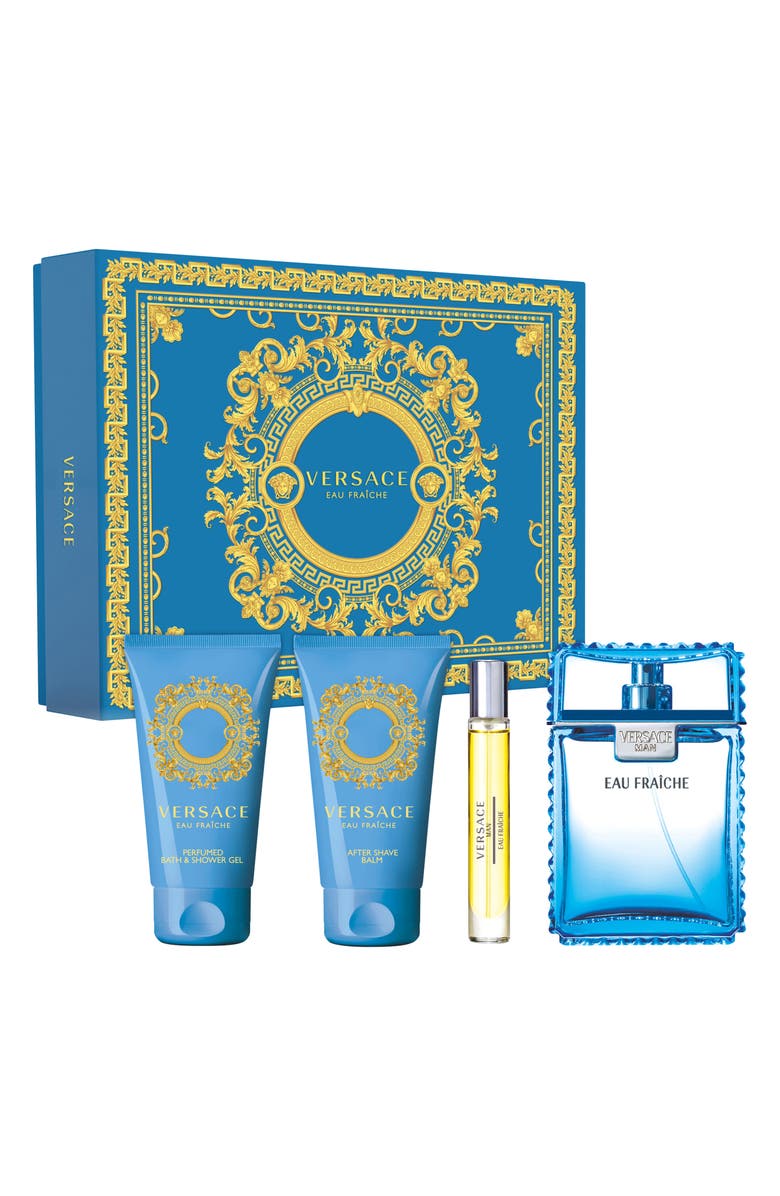 Versace Eau Fraiche 4-Piece Fragrance Gift Set $175 Value, Main, color, 